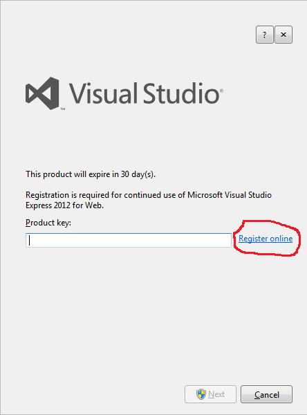 Visual studio 2012 express for web full download windows 7